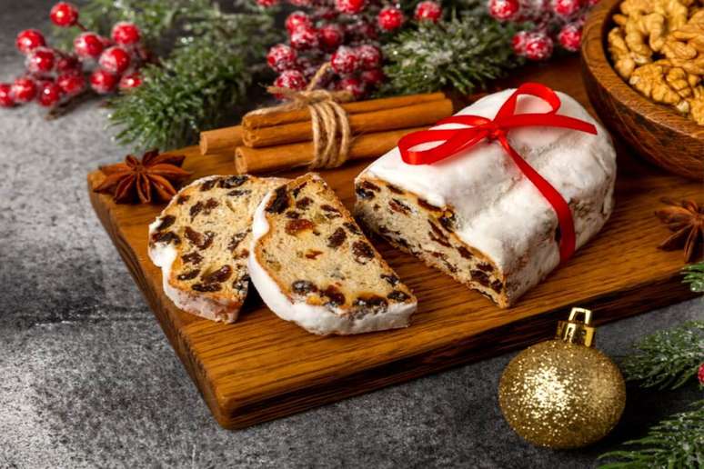 Pão doce natalino 