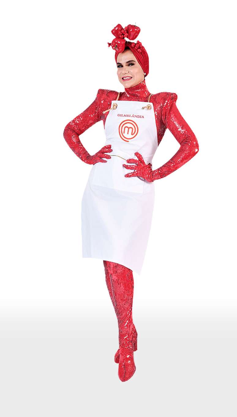 Gilmelândia com enfeite de pimentões 