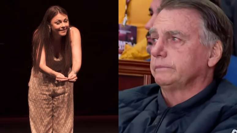 Bruna Louise e Bolsonaro (Reprodução/Instagram)