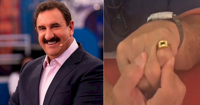 Ratinho recupera presente dado por Silvio Santos