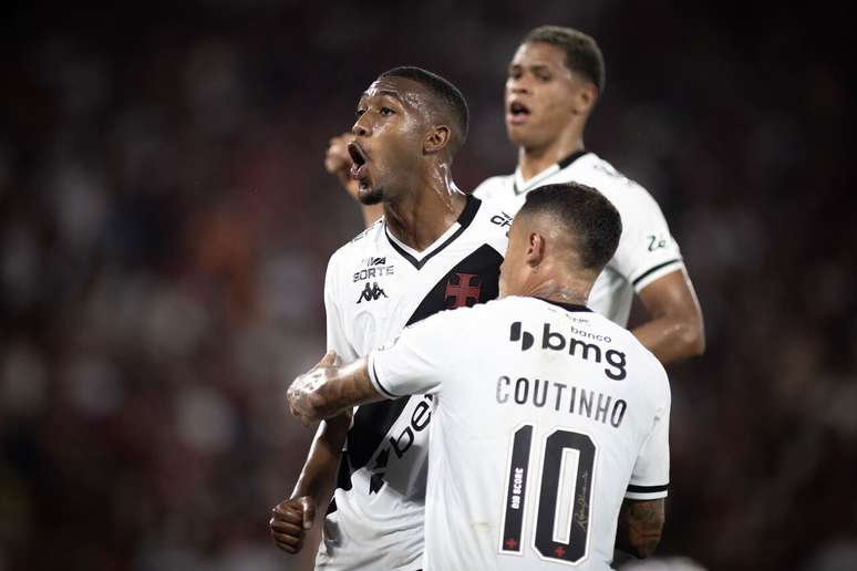 Rayan &eacute; o artilheiro do Vasco no Brasileir&atilde;o, com 14 gols marcados. Fotos: Matheus Lima/Vasco.