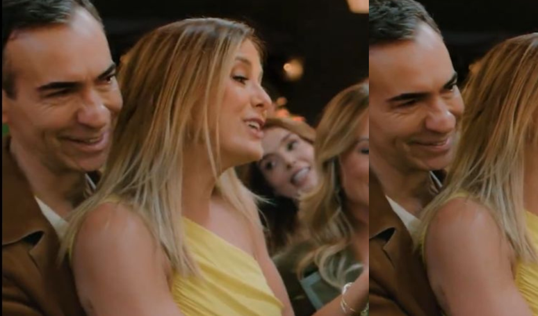 Tisian Pinheiro on Globo! The presenter and wife of Cesare Tralli appears in an end-of-year vignette and is shaking the web with theories: 