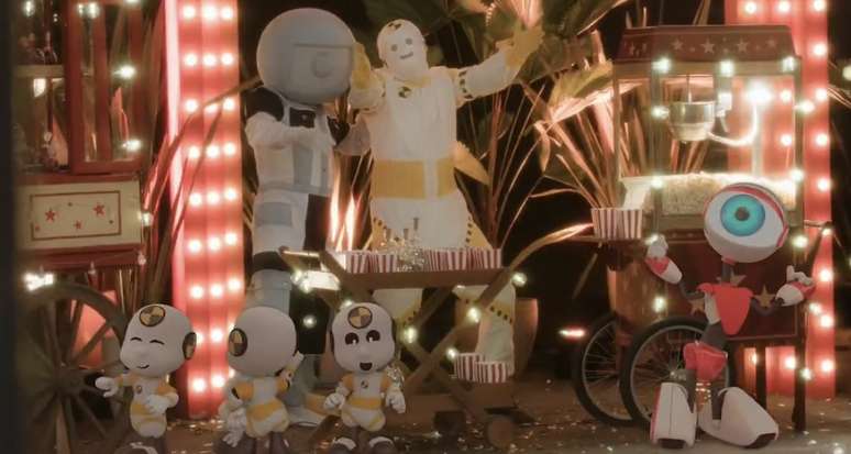 Dummies do BBB na vinheta da Globo