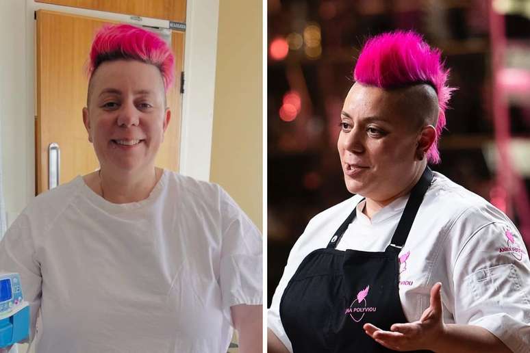 Anna Polyviou no hospital | Anna Polyviou em reality de confeitaria