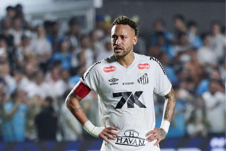 Neymar é uma das esperanças do Santos permanecer na Série A