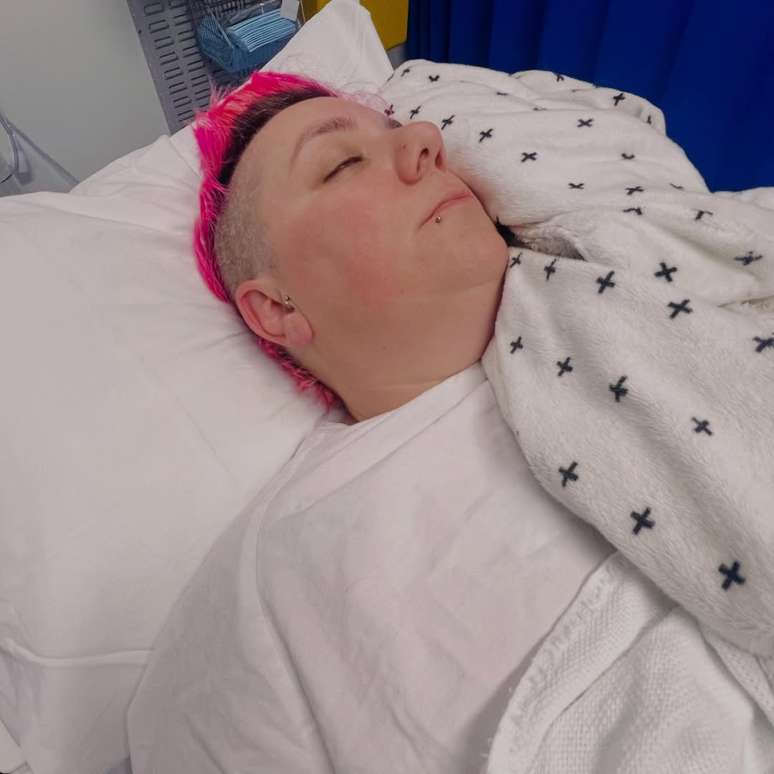 Anna Polyviou no hospital