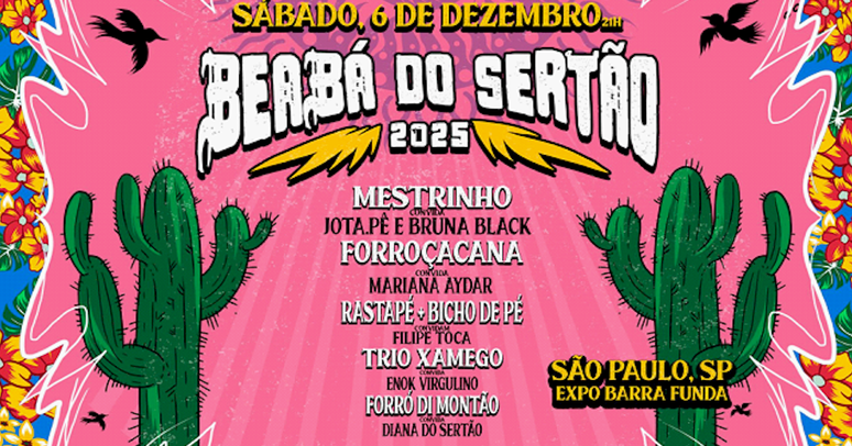 Beabá do Sertão 2025 celebra a tradição e a reinvenção do forró em SP