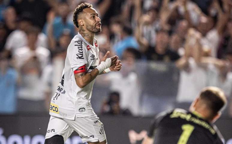 Neymar marcou nos dois &uacute;ltimos jogos do Peixe &ndash;