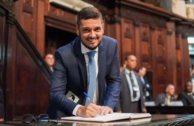 Presidente da Alerj, Rodrigo Bacellar (União).