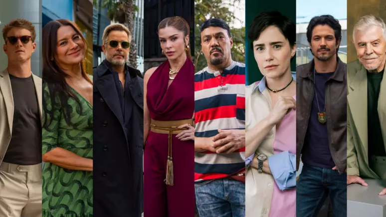 Personagens de Três Graças (Reprodução/TV Globo)