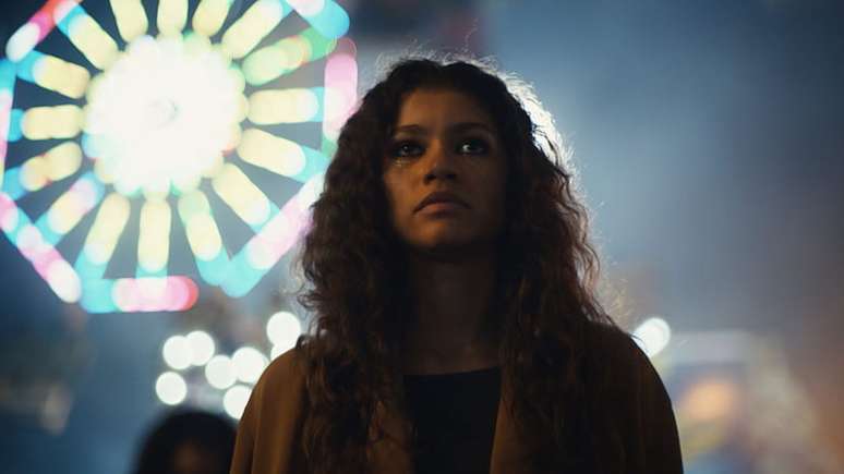 Zendaya como Rue Bennett em Euphoria, série da HBO