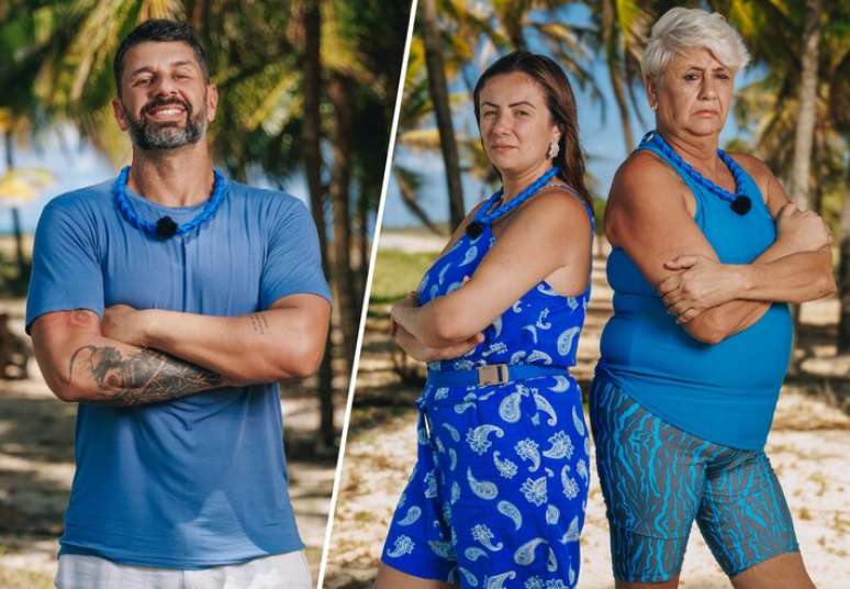 Heder, Giovana e Sarah em 'Ilhados com a Sogra 3'