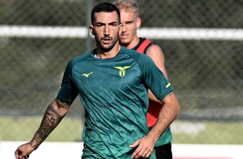 Atividade de preparação da Lazio antes de receber o Milan na Copa da Itália –