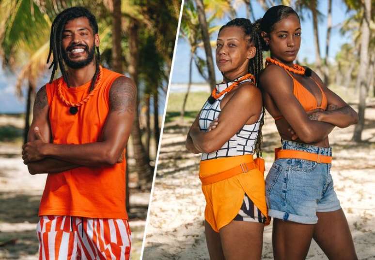 Icaro, Jessica e Ivana em 'Ilhados com a Sogra 3'