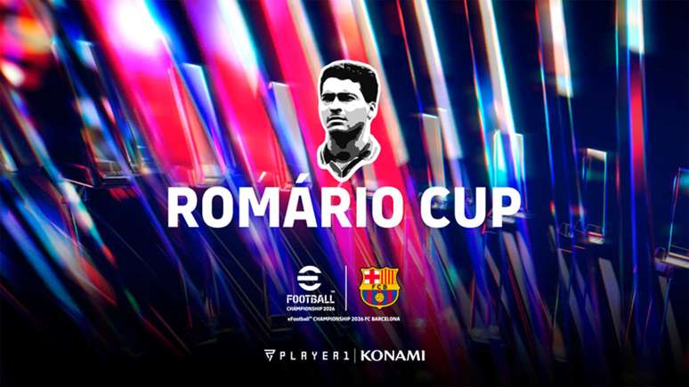 Player1 lança a Romário Cup em parceria com a Konami