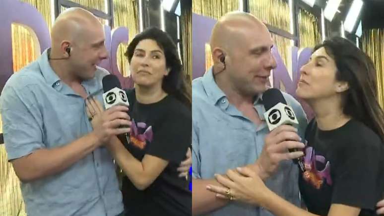 Ivo Madoglio e Fernanda Paes Leme no Mais Você (Reprodução/TV Globo)