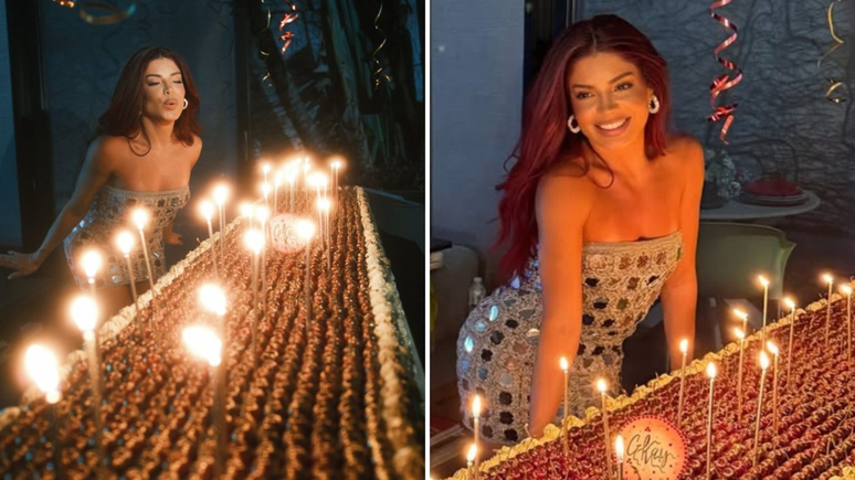 Impressionante! Confeiteiro explica como fez bolo de 200 kg e 3 metros para aniversário de Gkay / Reprodução: Instagram