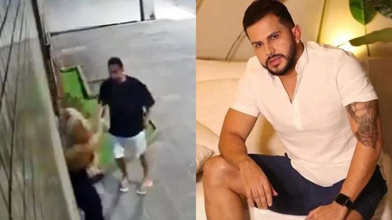 Irmão de Lucas Guimarães é flagrado agredindo a namorada