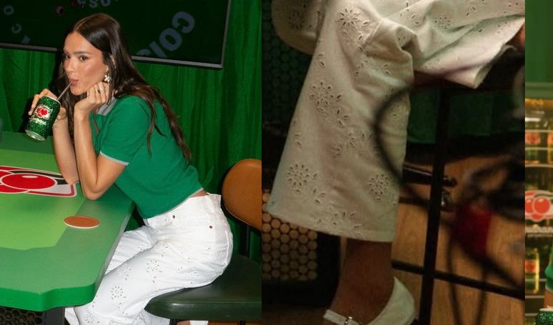 Essa sapatilha branca de Bruna Marquezine é tão chique e confortável que promete virar o curinga do verão: combina com praticamente qualquer look.