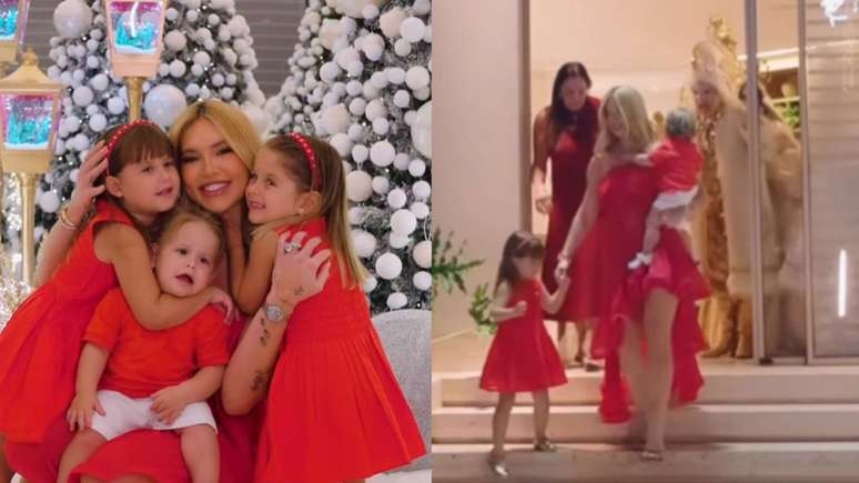 Decoração de Natal na mansão de Virginia Fonseca