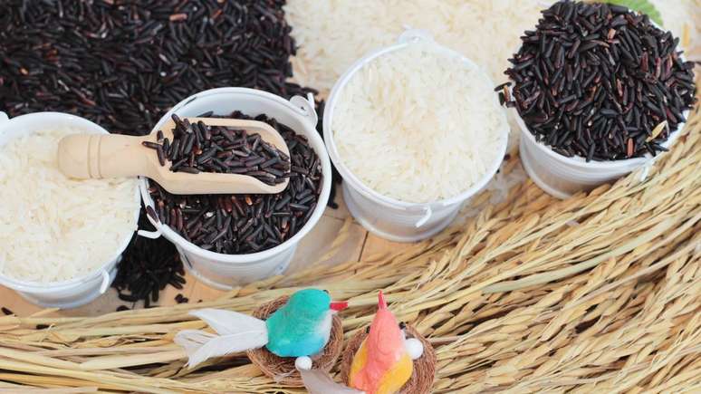 Arroz branco não é proibido, mas exige atenção. Alternar com versões integrais e ajustar quantidade ajuda a manter a glicose dentro das metas – depositphotos.com / seagamess