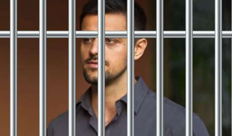 Prisão de Danilo (Felipe Simas) é um dos últimos acontecimentos da novela 'Dona de Mim', que ocorre em 9 de janeiro de 2026.