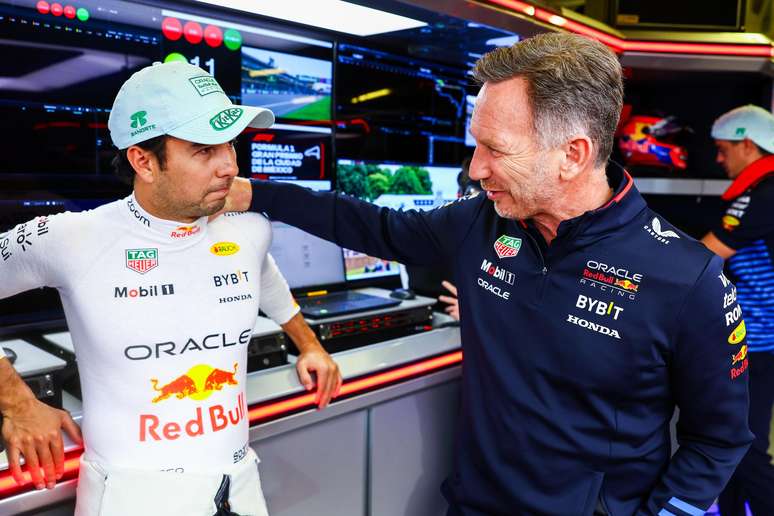Horner e Perez no GP do México de 2024