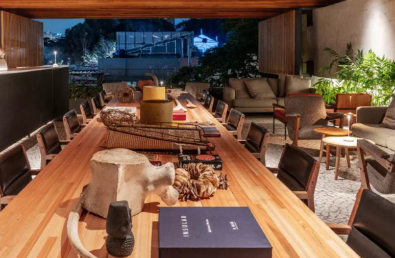 Ambiente do restaurante Tuju, em São Paulo