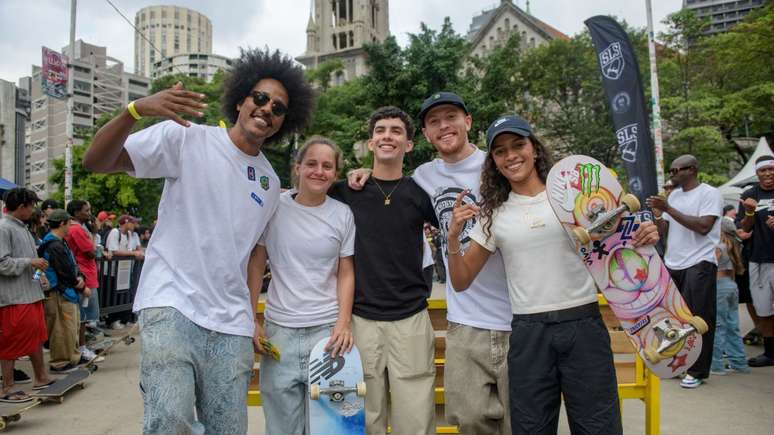 Rayssa Leal e companhia marcaram presença no evento antes do SLS Super Crown