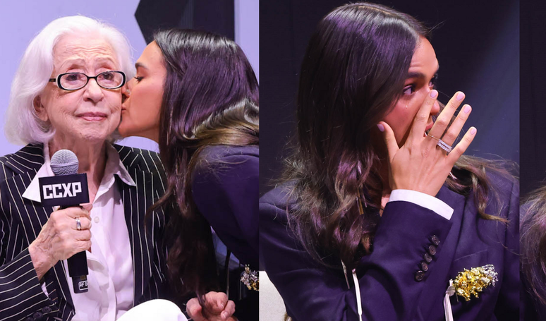 ‘Uma comunhão inesperada’: as palavras de Fernanda Montenegro que surpreenderam e fizeram Bruna Marquezine chorar na CCXP25.