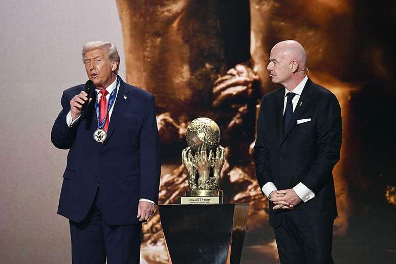 Trump recebeu o prêmio durante sorteio da Copa do Mundo de 2026