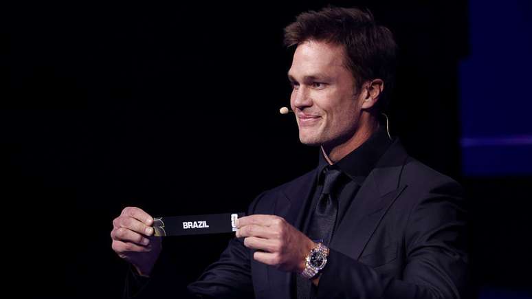 Tom Brady sorteou a Seleção Brasileira no grupo C da Copa do Mundo