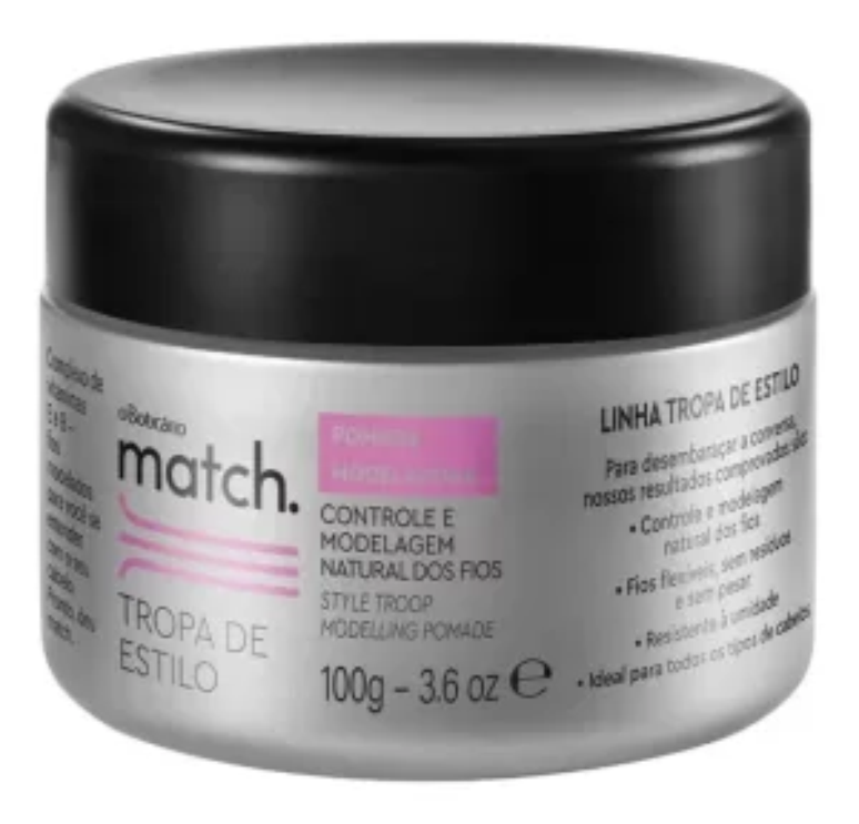 pomada fixadora de cabelo – Reprodução