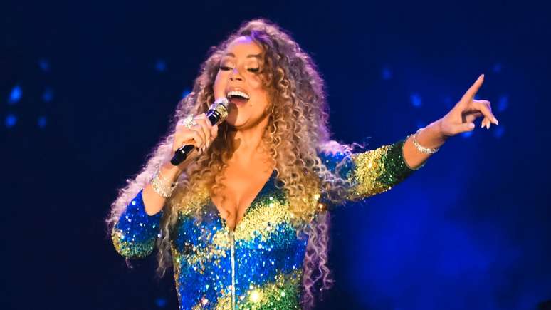 Mariah Carey em show no The Town 2025, em São Paulo, Brasil