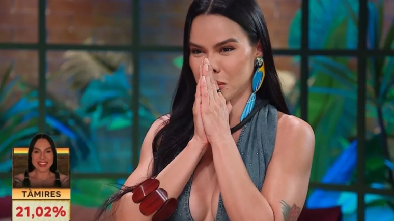 A Fazenda 17: Tamires se revolta ao ser eliminada: 'Não concordo' / Reprodução: Record