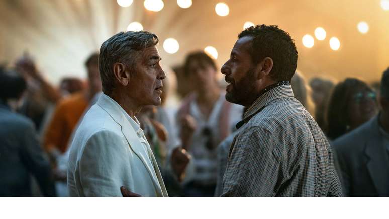 'Jay Kelly', com George Clooney e Adam Sandler, estreia no streaming (Divulgação/Netflix)