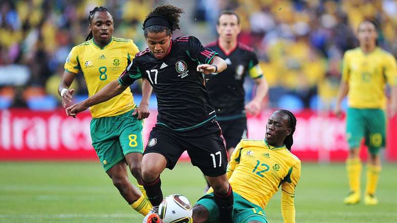 México e África do Sul já disputaram a partida de abertura da Copa do Mundo de 2010