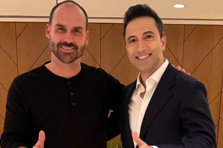 Eduardo Bolsonaro e Eli David