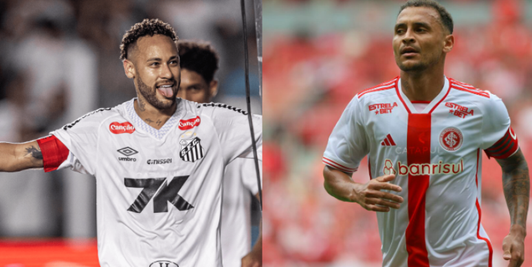 Neymar e Alan Patrick são as esperanças de Santos e Inter contra o rebaixamento