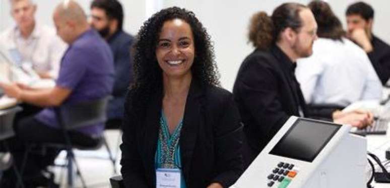 Rosângela Eusébio Marques, de 39 anos, formada em Direito e especialista em Direitos Humanos e Segurança Pública. Integrante da ONG Nossa Brasil, de Juiz de Fora (MG),