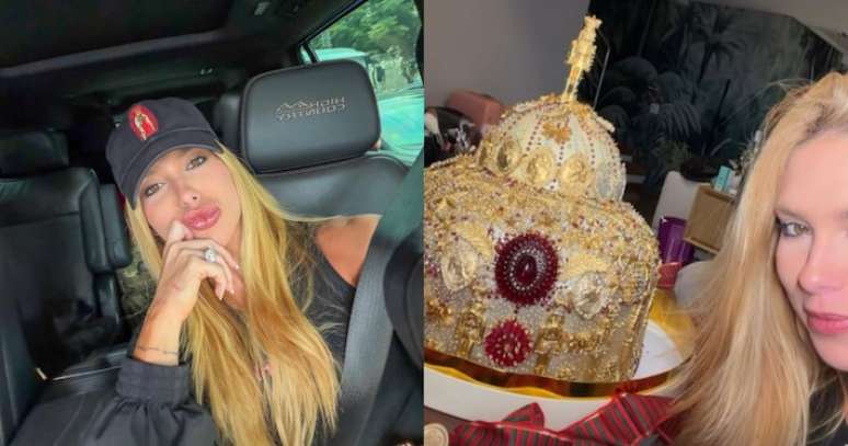 Virginia mostra panetone de luxo para aniversário de irmão de Vini Jr.