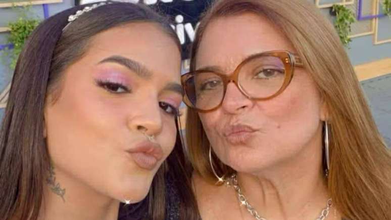 Mel Maia e mãe, Débora Maia