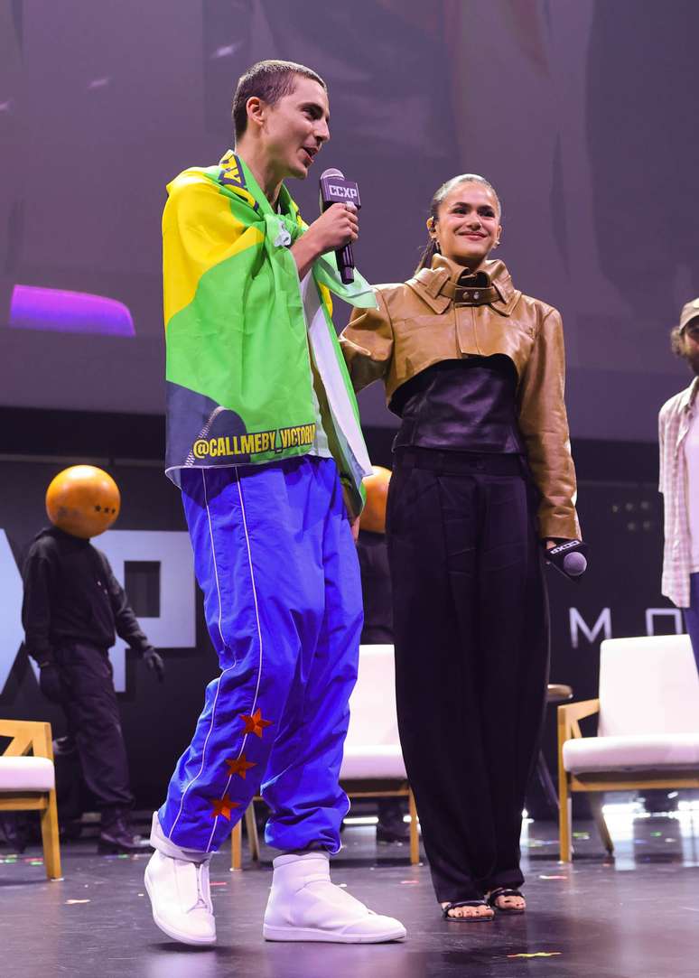 Timothée Chalamet e Maisa 