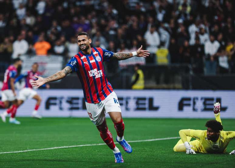 Willian José marcou o gol da vitória do Bahia contra o Corinthians em agosto desse ano –
