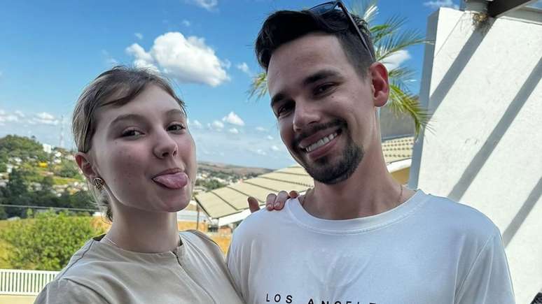 Isabel Veloso e marido, Lucas Borbas