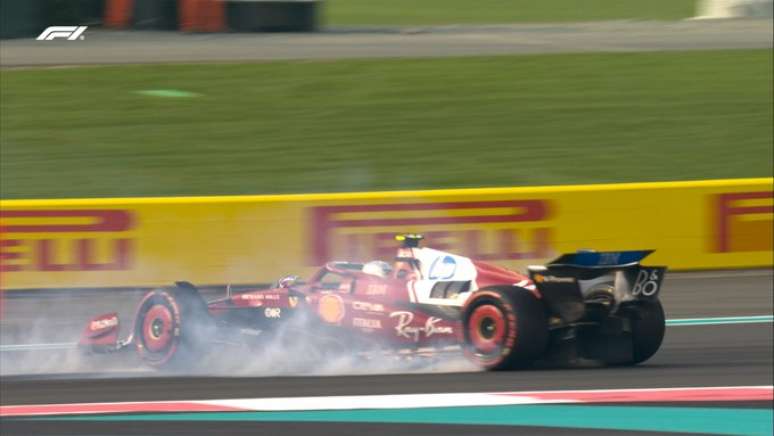 Lewis Hamilton bate durante TL3 em Abu Dhabi 