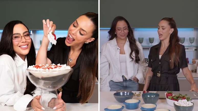 Bruna Biancardi recebeu a cunhada, Rafaella, em seu programa no Instagram 