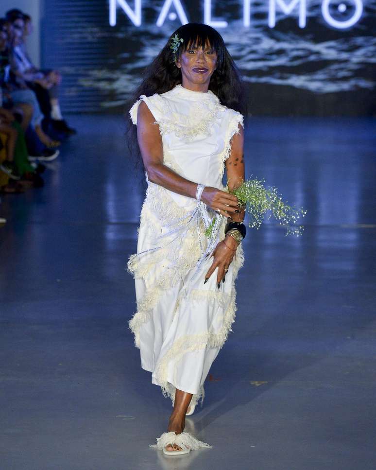 Maxi Webe no desfile da Nalimo 
