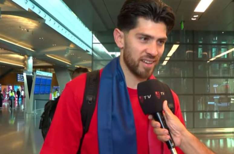 Flamengo desembarcou em Doha –
