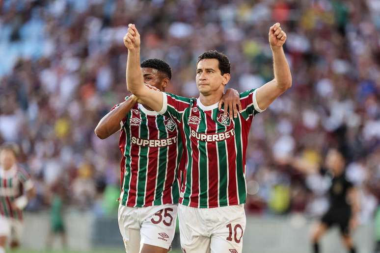 Ganso comemora gol pelo Fluminense – Divulgação